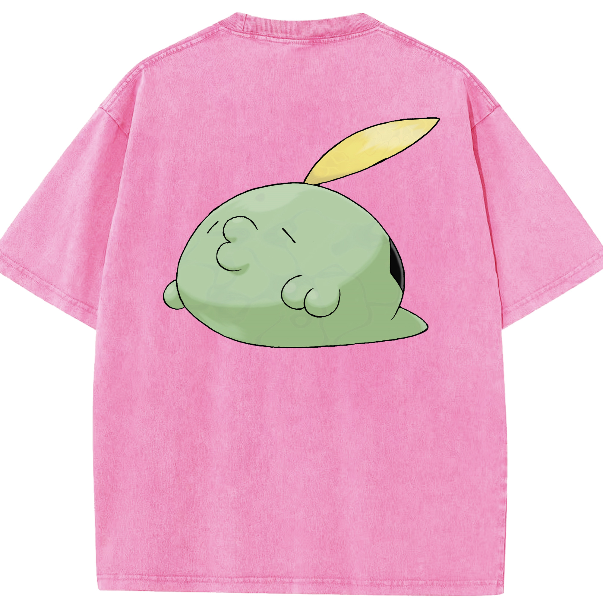 （画像用） ポケットモンスター Pokémon 綿100% ヴィンテージ風 半袖Tシャツ（背面プリント）